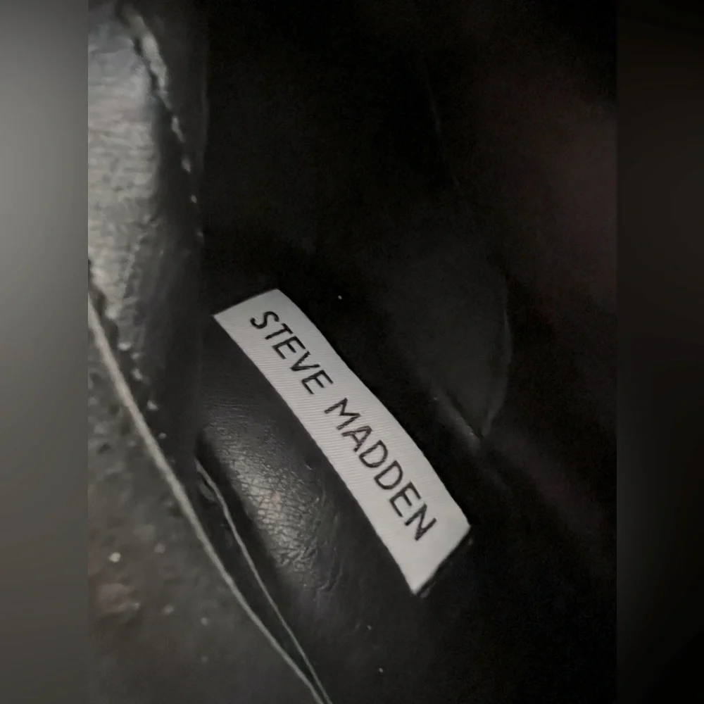 Steve Madden Nevadaaa Suede Leather Slouchy Heeled Boots - Picture 8 of 8